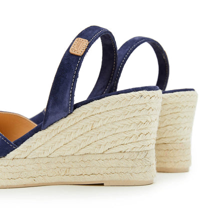 Castell MARI SLINGBACK BABY FOR WOMEN Espadrille Heels Alpargatas Open Toe - Finest Leather Soft Padded Insole